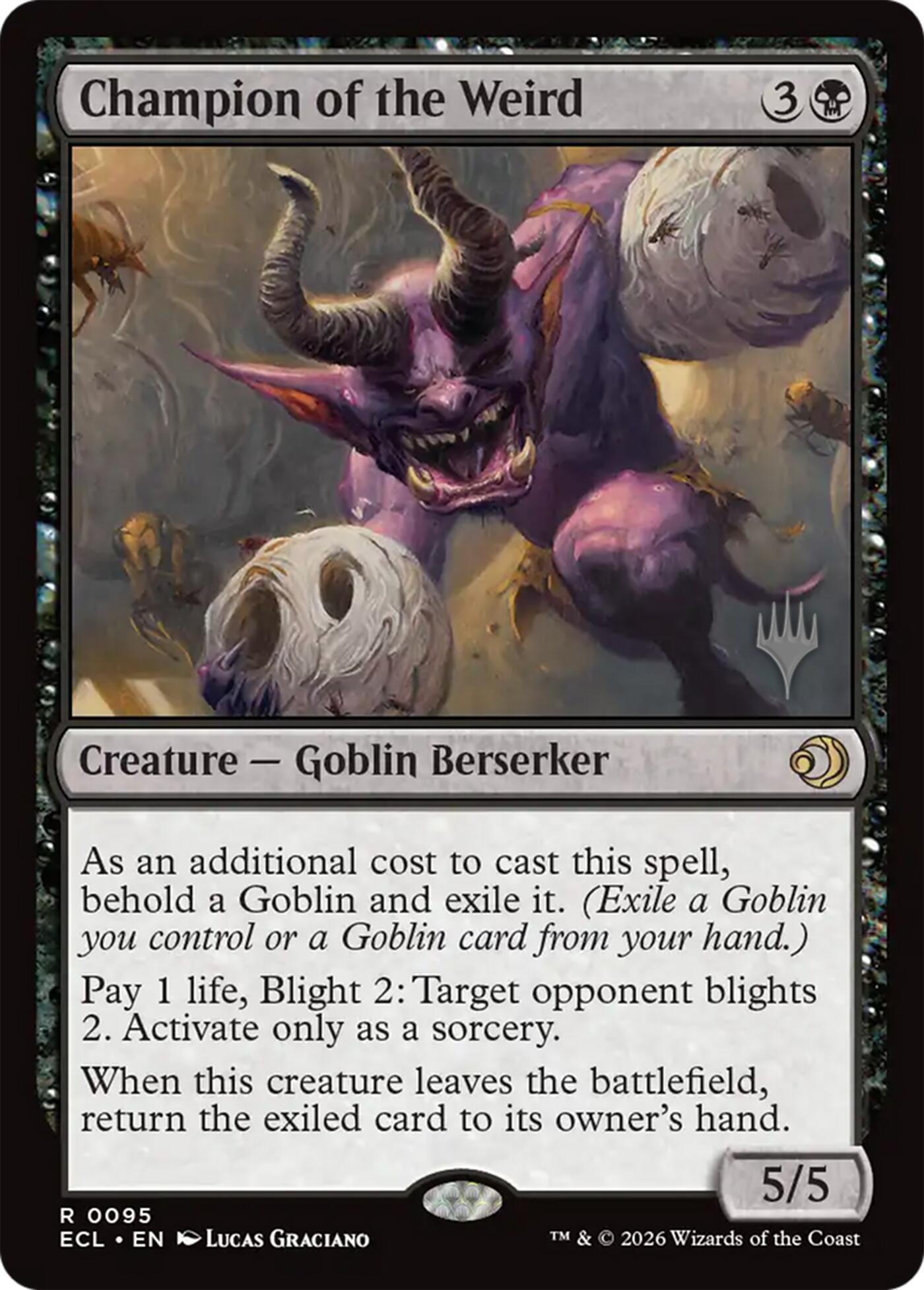 Champion of the Weird [Lorwyn Eclipsed Promos] | Boutique FDB TCG