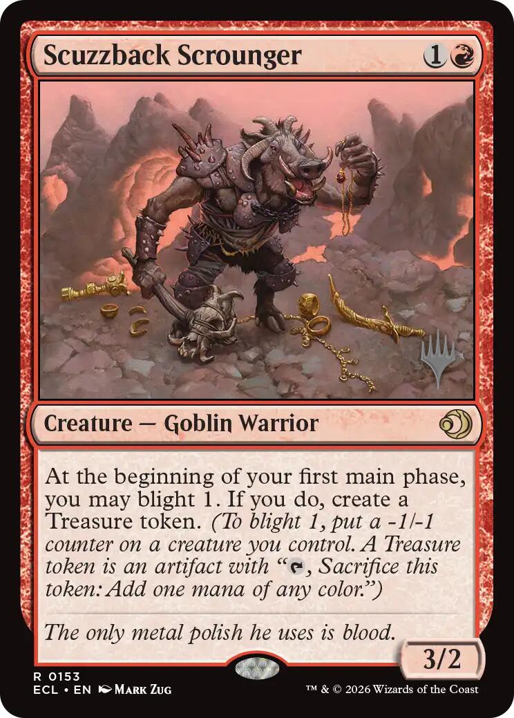 Scuzzback Scrounger [Lorwyn Eclipsed Promos] | Boutique FDB TCG