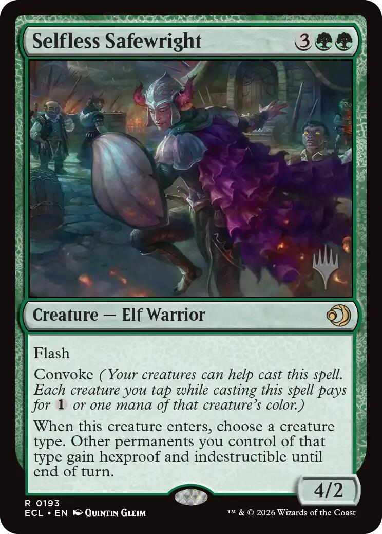 Selfless Safewright [Lorwyn Eclipsed Promos] | Boutique FDB TCG
