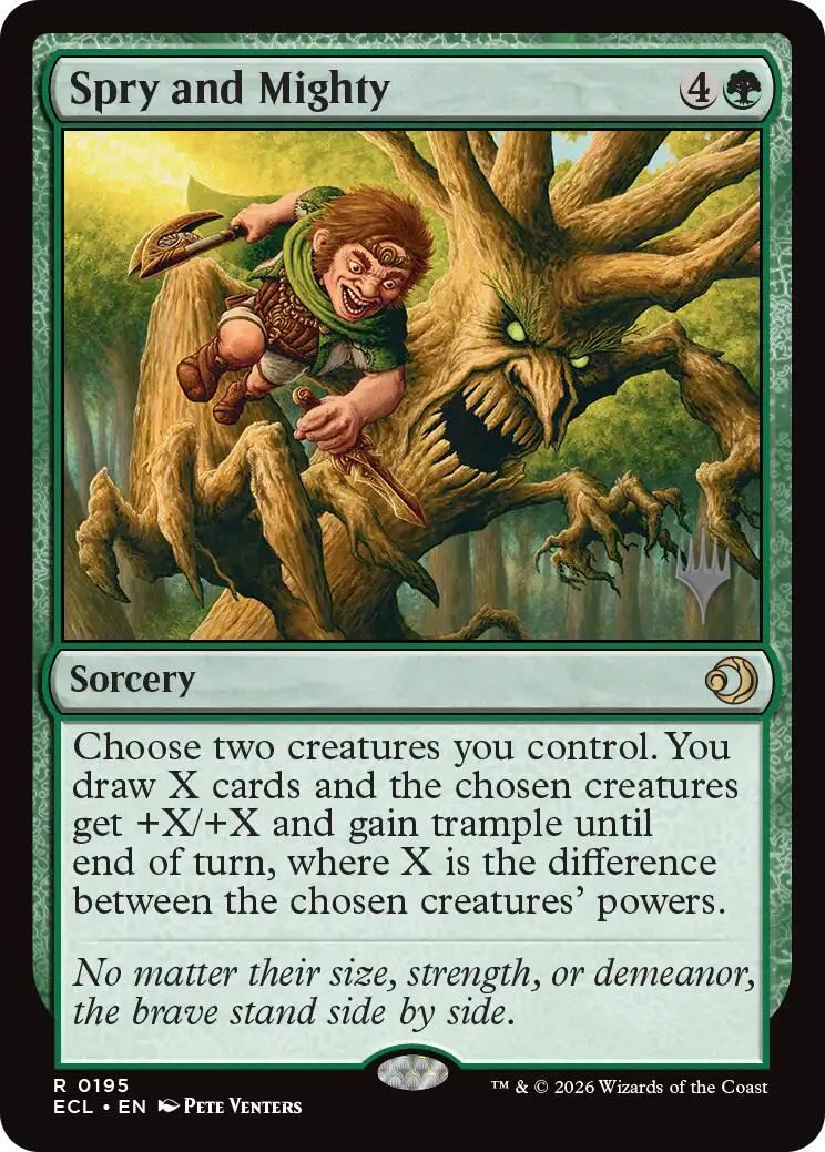 Spry and Mighty [Lorwyn Eclipsed Promos] | Boutique FDB TCG