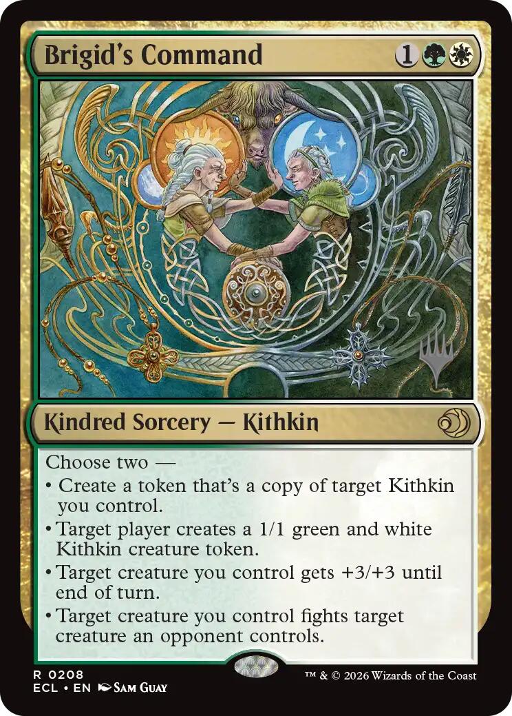 Brigid's Command [Lorwyn Eclipsed Promos] | Boutique FDB TCG