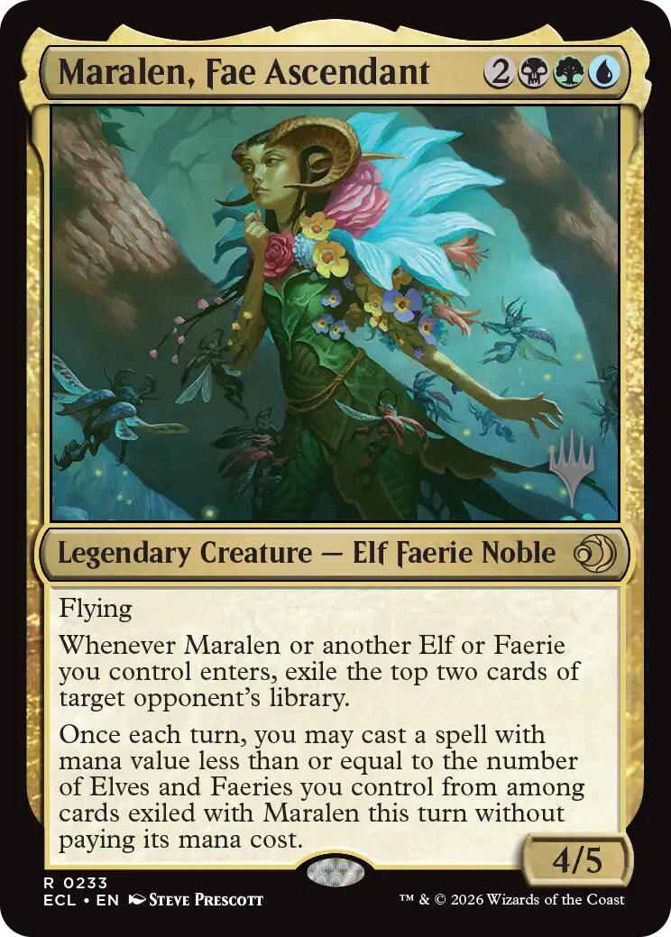Maralen, Fae Ascendant [Lorwyn Eclipsed Promos] | Boutique FDB TCG