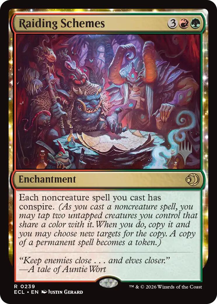 Raiding Schemes [Lorwyn Eclipsed Promos] | Boutique FDB TCG