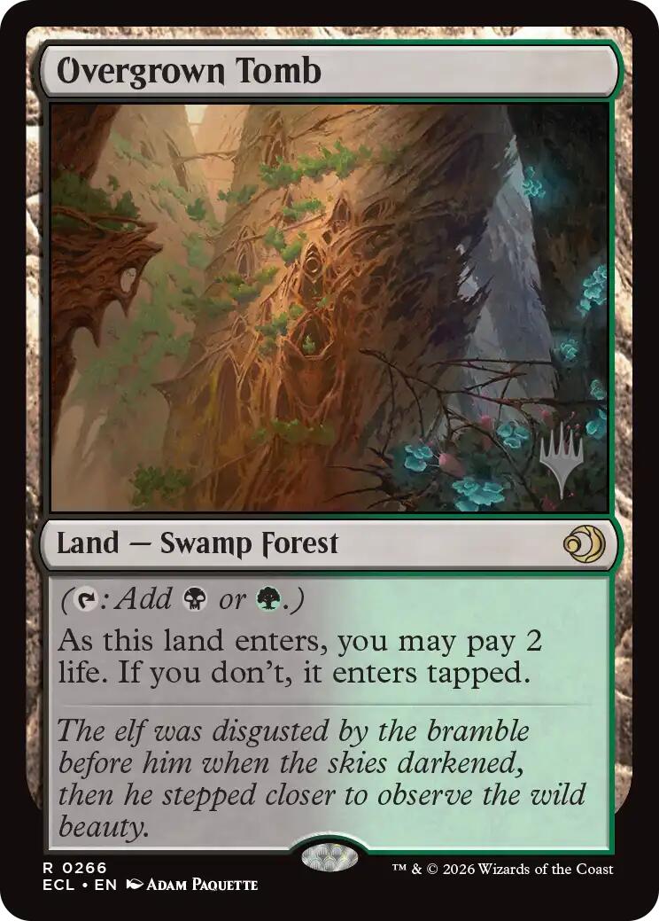 Overgrown Tomb [Lorwyn Eclipsed Promos] | Boutique FDB TCG