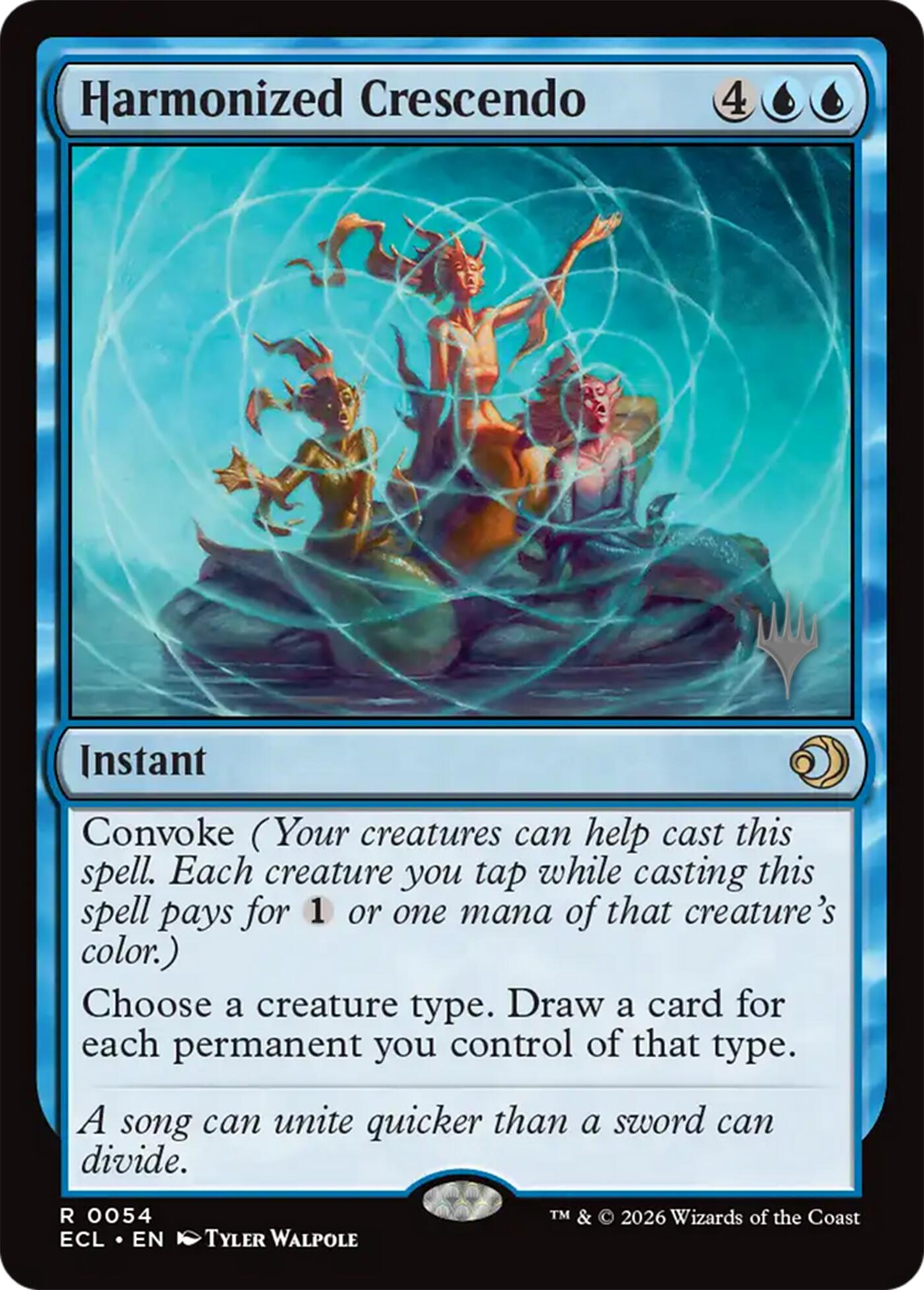 Harmonized Crescendo [Lorwyn Eclipsed Promos] | Boutique FDB TCG