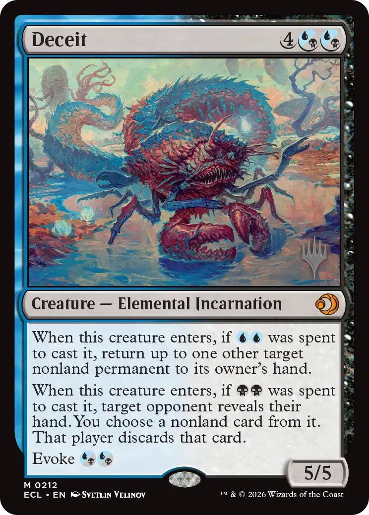 Deceit [Lorwyn Eclipsed Promos] | Boutique FDB TCG