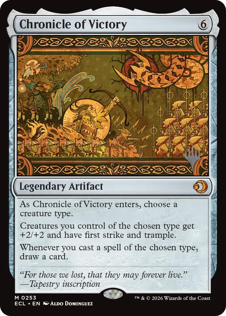 Chronicle of Victory [Lorwyn Eclipsed Promos] | Boutique FDB TCG