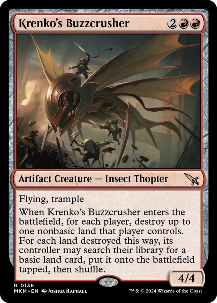 Krenko's Buzzcrusher [Murders at Karlov Manor] | Boutique FDB TCG