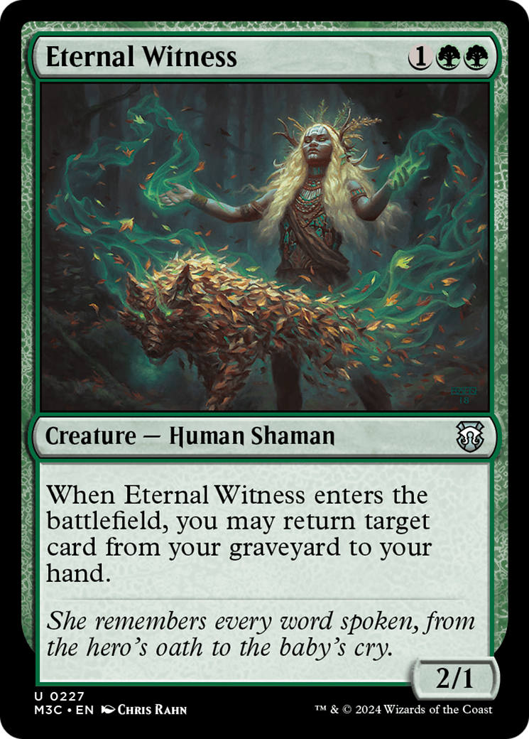 Eternal Witness [Modern Horizons 3 Commander] | Boutique FDB TCG