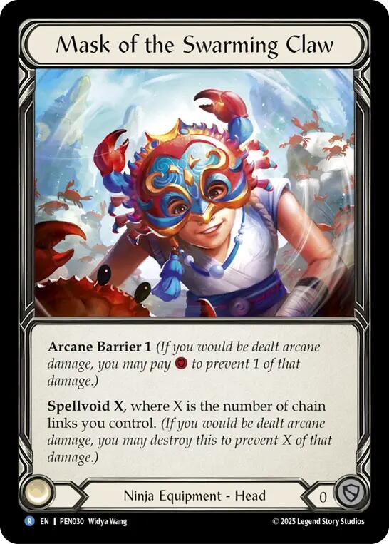 Mask of the Swarming Claw [PEN030] (Compendium of Rathe)  Cold Foil | Boutique FDB TCG