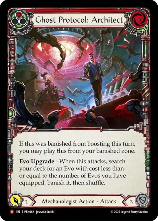 Ghost Protocol: Architect [PEN046] (Compendium of Rathe)  Rainbow Foil | Boutique FDB TCG