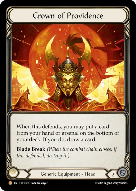 Crown of Providence [PEN310] (Compendium of Rathe) | Boutique FDB TCG