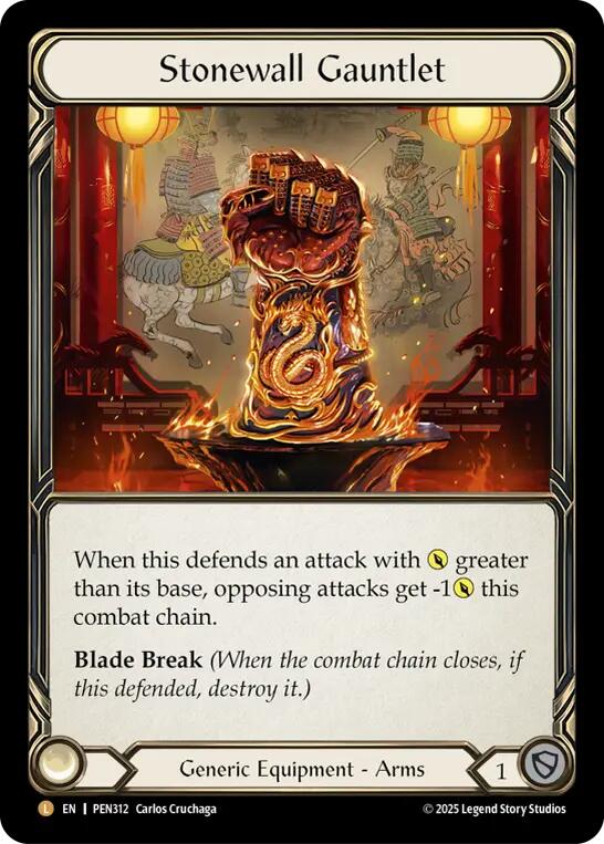 Stonewall Gauntlet [PEN312] (Compendium of Rathe) | Boutique FDB TCG