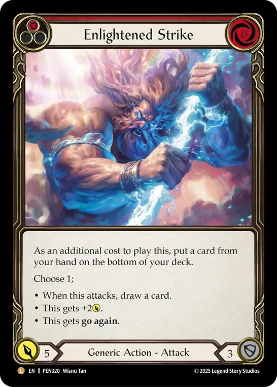 Enlightened Strike [PEN320] (Compendium of Rathe) | Boutique FDB TCG