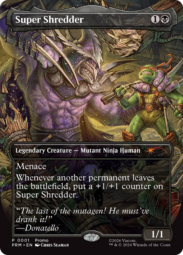 Super Shredder (Borderless) [Spotlight Series] | Boutique FDB TCG