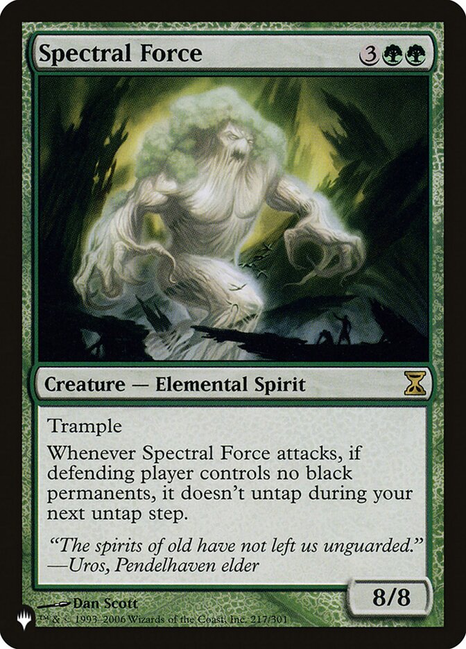 Spectral Force [The List] | Boutique FDB TCG