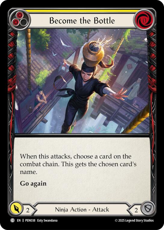 Become The Bottle (Yellow) (Regular) [PEN038] (Compendium of Rathe) | Boutique FDB TCG