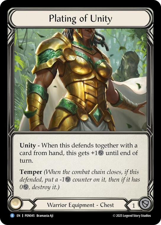 Plating Of Unity [PEN045] (Compendium of Rathe) | Boutique FDB TCG