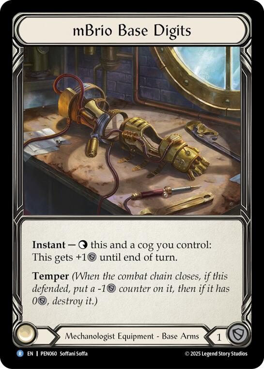Mbrio Base Digits [PEN060] (Compendium of Rathe)  Cold Foil | Boutique FDB TCG