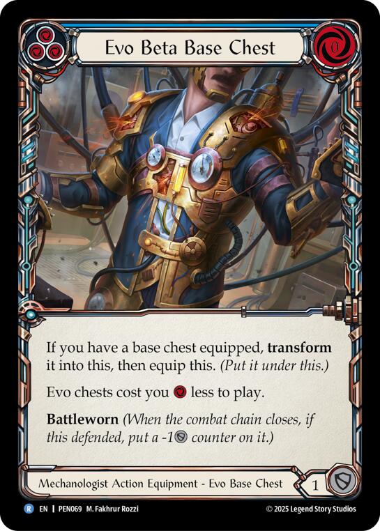 Evo Beta Base Chest (Blue) (Regular) [PEN069] (Compendium of Rathe) | Boutique FDB TCG