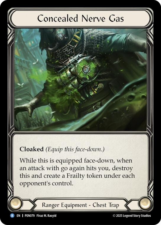 Concealed Nerve Gas [PEN079] (Compendium of Rathe)  Cold Foil | Boutique FDB TCG