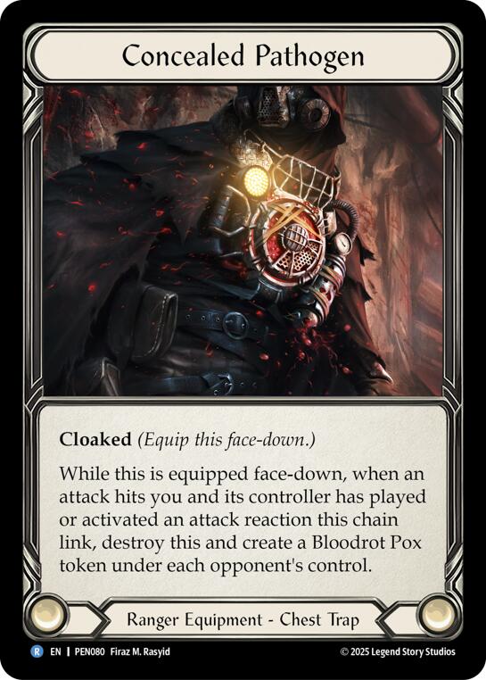 Concealed Pathogen [PEN080] (Compendium of Rathe)  Cold Foil | Boutique FDB TCG