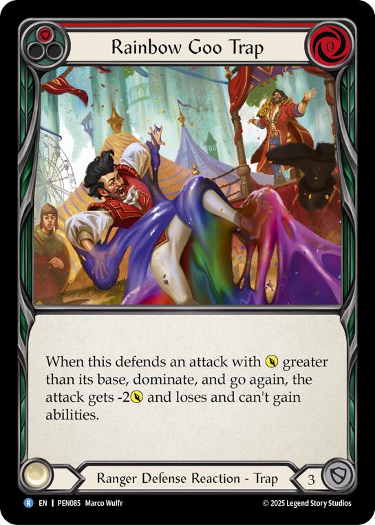 Rainbow Goo Trap (Red) (Rainbow Foil) [PEN085] (Compendium of Rathe)  Rainbow Foil | Boutique FDB TCG