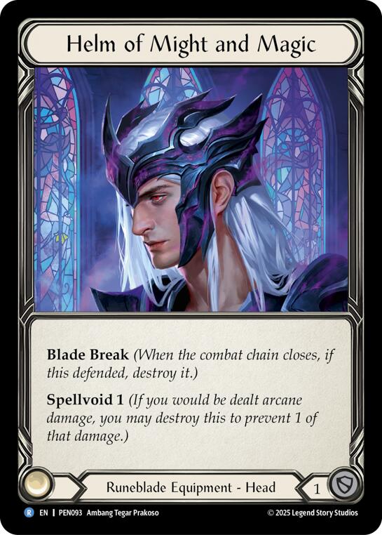 Helm Of Might And Magic [PEN093] (Compendium of Rathe)  Cold Foil | Boutique FDB TCG