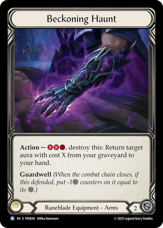 Beckoning Haunt [PEN095] (Compendium of Rathe)  Cold Foil | Boutique FDB TCG