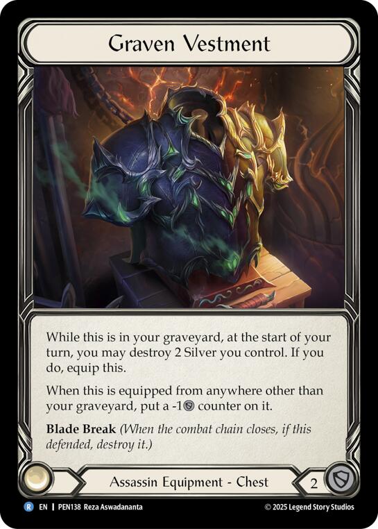 Graven Vestment [PEN138] (Compendium of Rathe) | Boutique FDB TCG