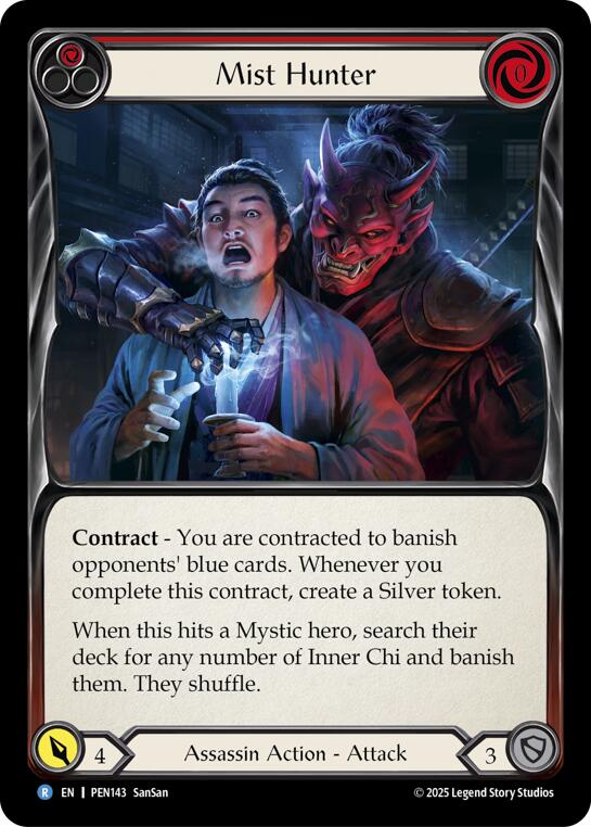 Mist Hunter (Red) (Regular) [PEN143] (Compendium of Rathe) | Boutique FDB TCG