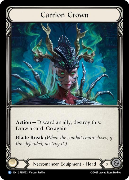 Carrion Crown [PEN152] (Compendium of Rathe)  Cold Foil | Boutique FDB TCG