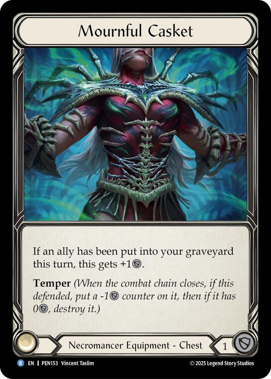 Mournful Casket [PEN153] (Compendium of Rathe)  Cold Foil | Boutique FDB TCG