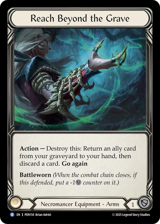 Reach Beyond The Grave [PEN154] (Compendium of Rathe)  Cold Foil | Boutique FDB TCG