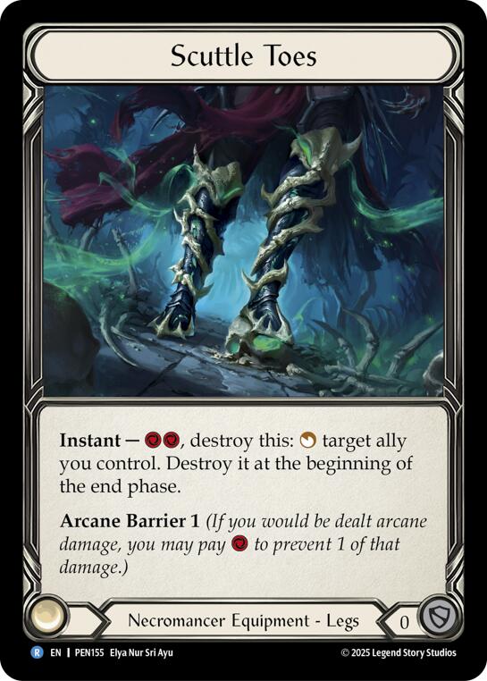Scuttle Toes [PEN155] (Compendium of Rathe)  Cold Foil | Boutique FDB TCG
