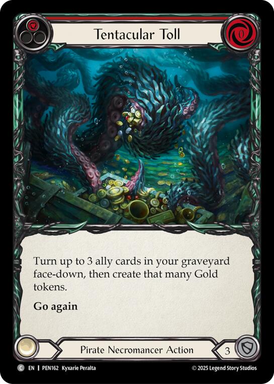 Tentacular Toll (Red) (Regular) [PEN162] (Compendium of Rathe) | Boutique FDB TCG
