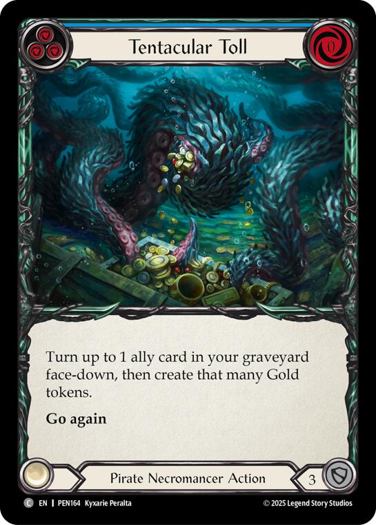 Tentacular Toll (Blue) (Regular) [PEN164] (Compendium of Rathe) | Boutique FDB TCG