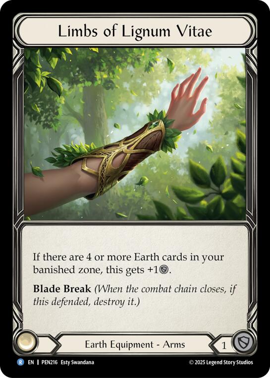 Limbs Of Lignum Vitae [PEN216] (Compendium of Rathe)  Cold Foil | Boutique FDB TCG