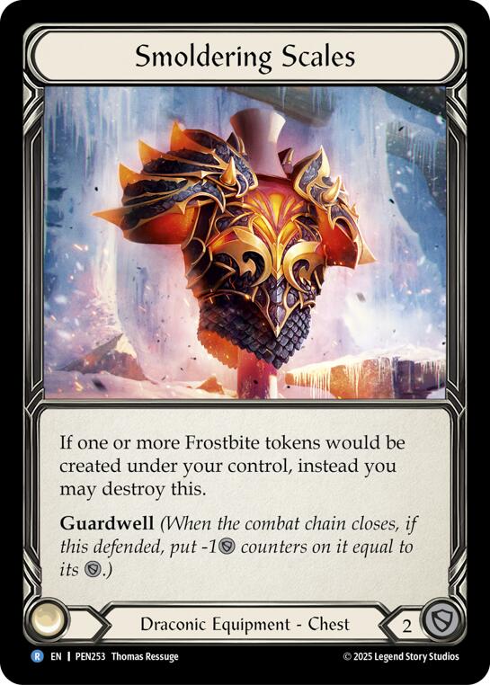 Smoldering Scales [PEN253] (Compendium of Rathe)  Cold Foil | Boutique FDB TCG