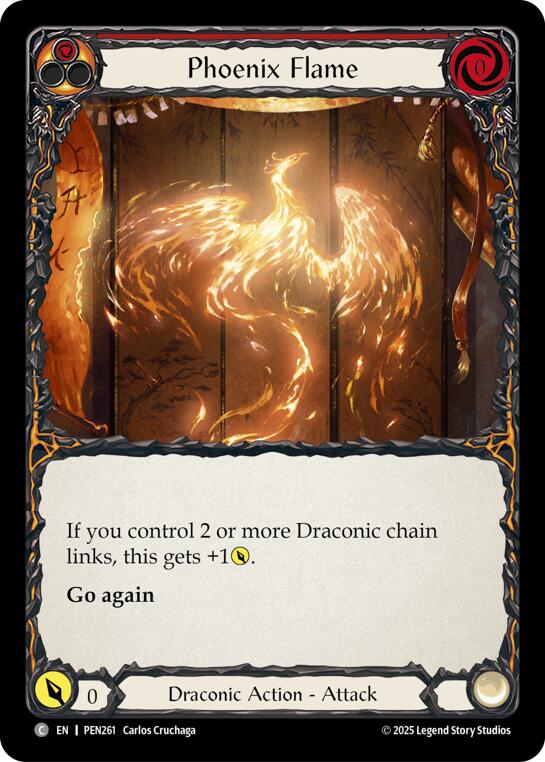 Phoenix Flame (Red) (Regular) [PEN261] (Compendium of Rathe) | Boutique FDB TCG