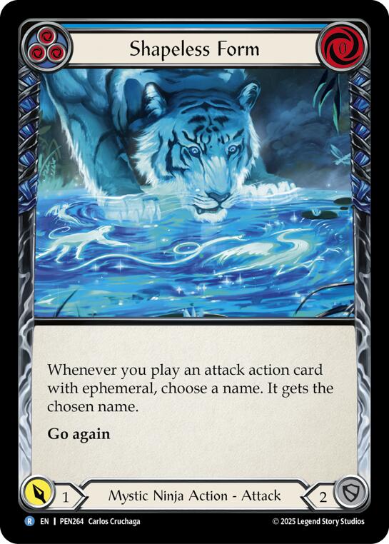 Shapeless Form (Blue) (Regular) [PEN264] (Compendium of Rathe) | Boutique FDB TCG