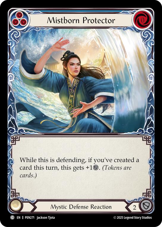 Mistborn Protector (Blue) (Rainbow Foil) [PEN271] (Compendium of Rathe)  Rainbow Foil | Boutique FDB TCG
