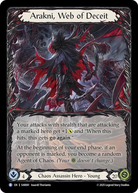 Arakni, Web of Deceit (Extended Art) [SAR001] (GEM Pack 2) | Boutique FDB TCG