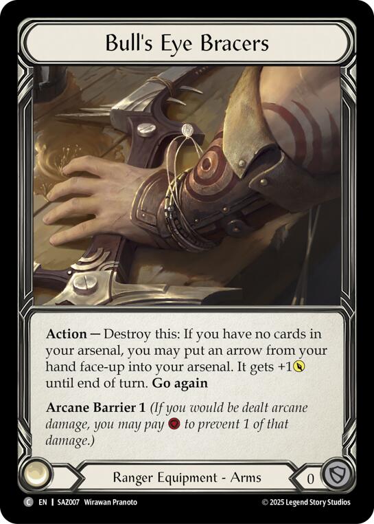 Bull's Eye Bracers [SAZ007] (GEM Pack 2) | Boutique FDB TCG