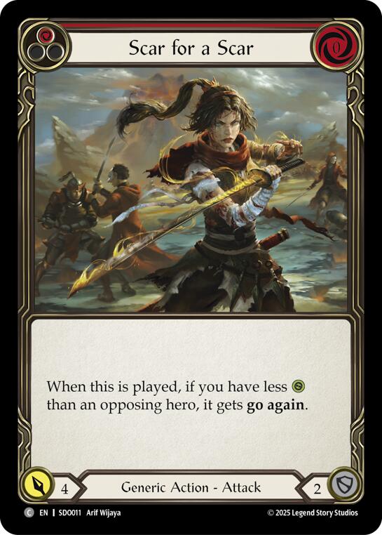 Scar for a Scar [SDO011] (GEM Pack 2) | Boutique FDB TCG