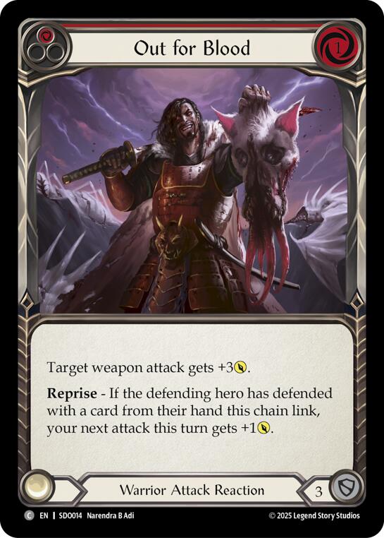 Out for Blood [SDO014] (GEM Pack 2) | Boutique FDB TCG