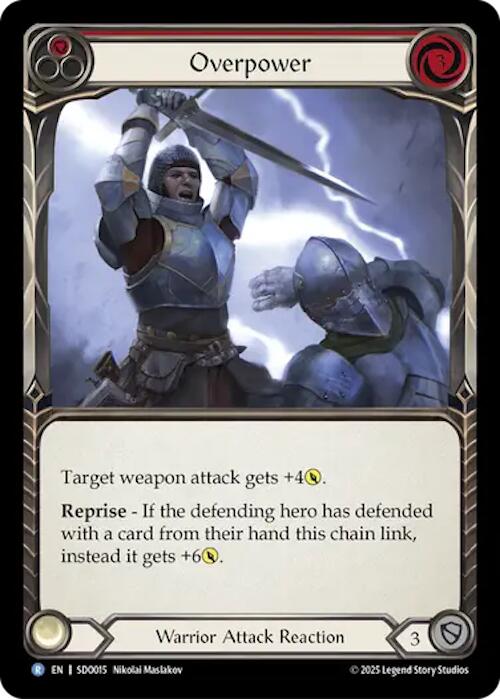 Overpower (Red) (Regular) [SDO015] (GEM Pack 2) | Boutique FDB TCG