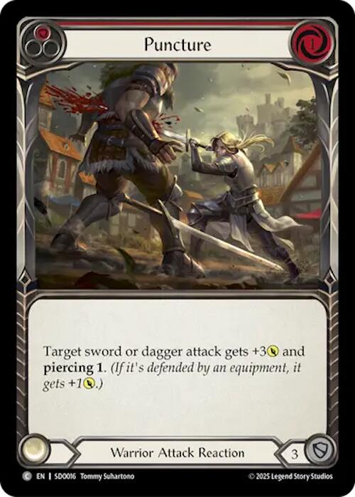 Puncture (Red) (Regular) [SDO016] (GEM Pack 2) | Boutique FDB TCG