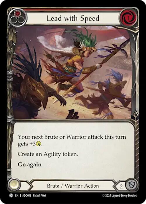 Lead with Speed [SDO018] (Silver Age Chapter 2) | Boutique FDB TCG
