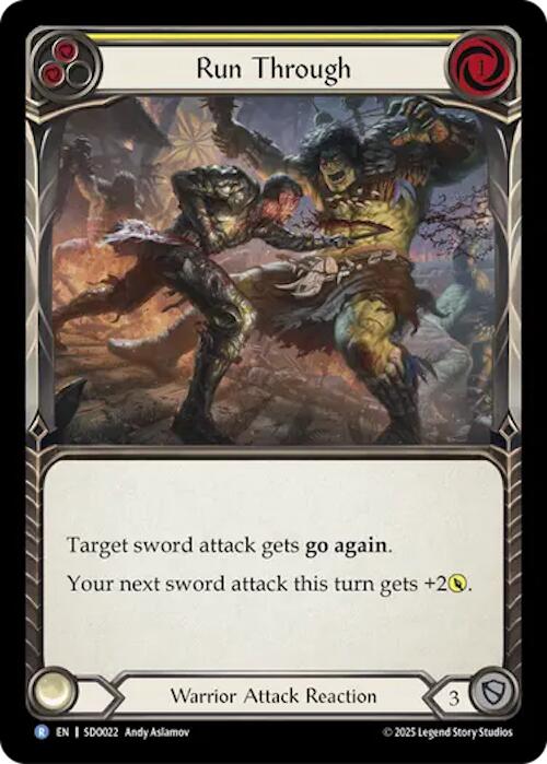 Run Through [SDO022] (Silver Age Chapter 2) | Boutique FDB TCG
